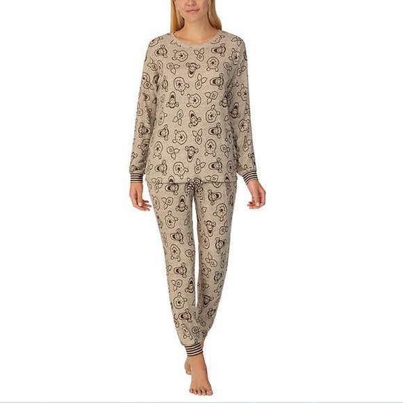 Disney Winnie the Pooh Lounge PJ Set 2-Piece NWT - Picture 2 of 15